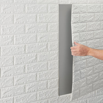 White Brick Paneling Sheet