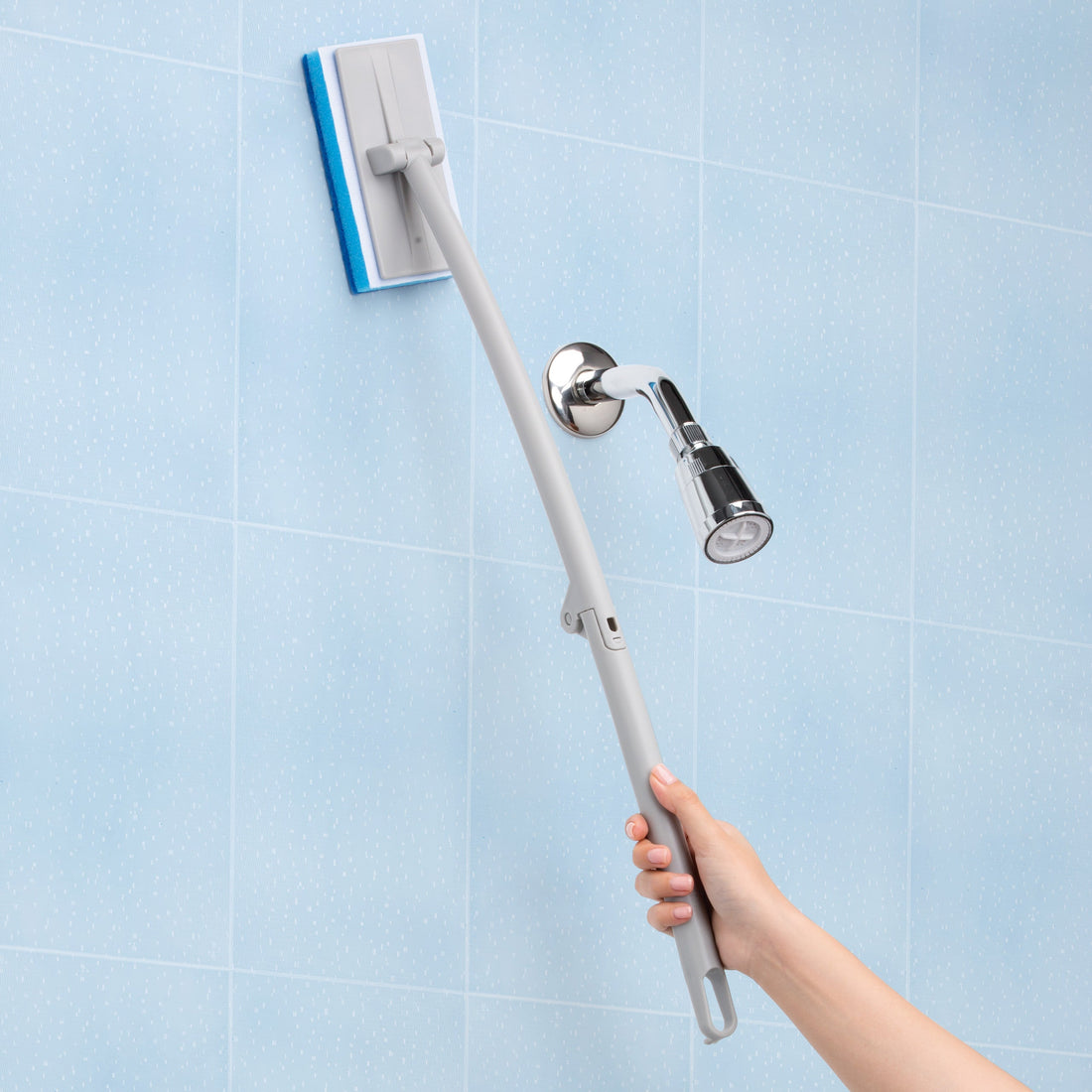 Extendable Tile Scrubber