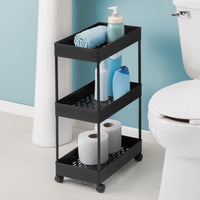 Black Storage Cart