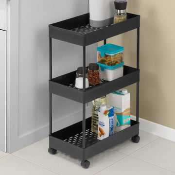 Black Storage Cart