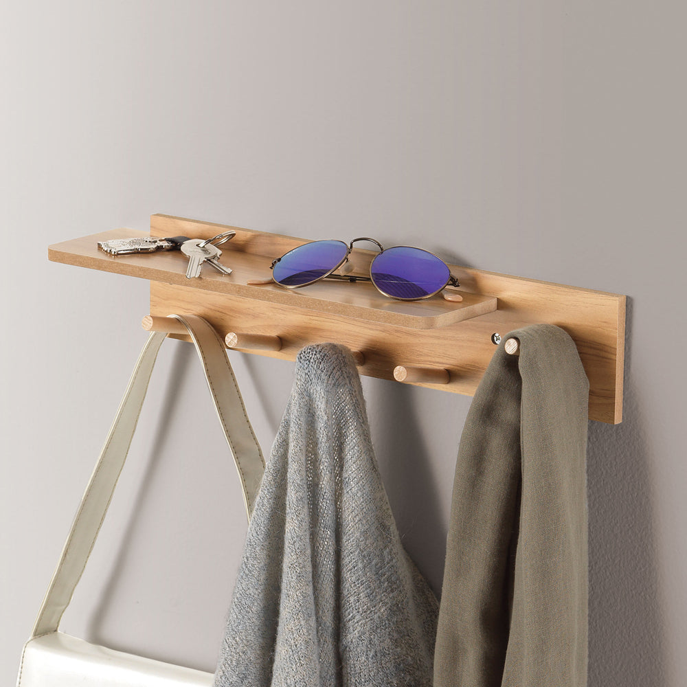 Wooden Hook Rack