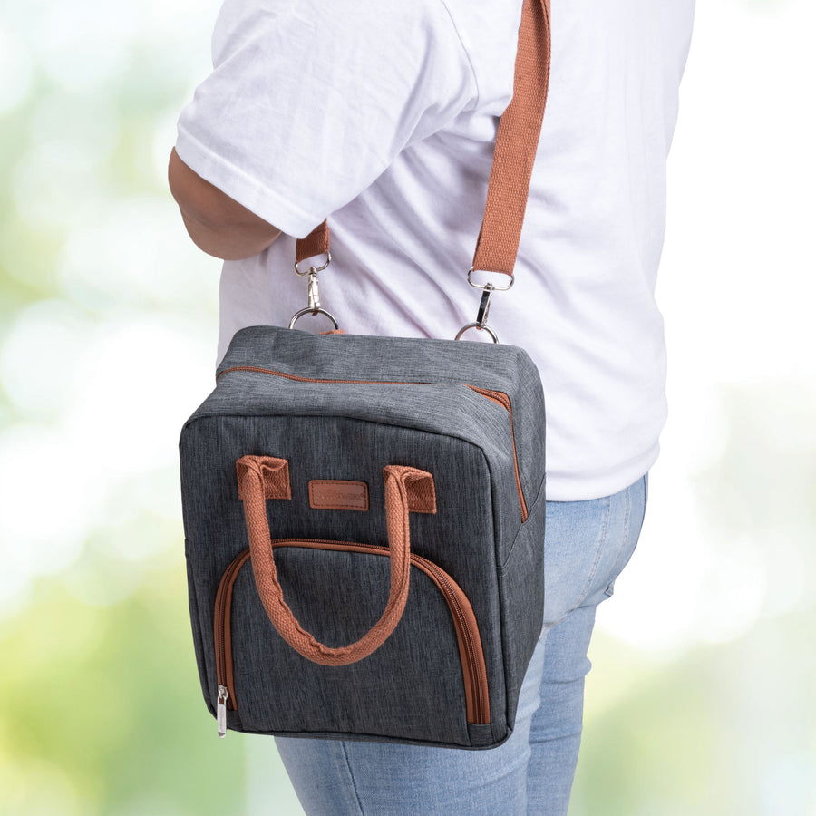 Grey Lunch Bag