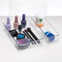 2-Piece Clear Drawer Bin