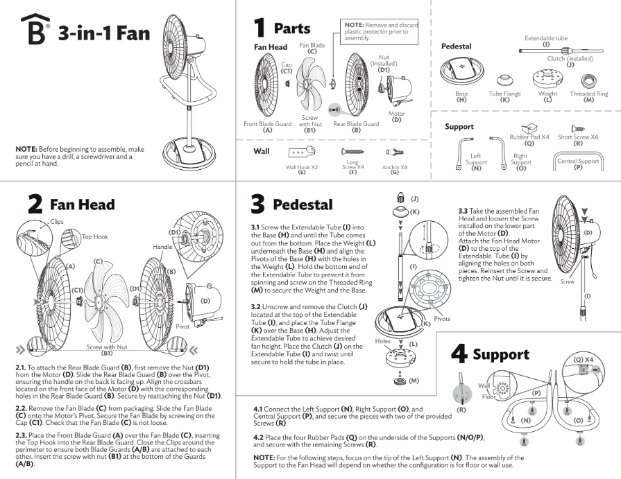 3-in-1 Fan