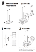 Bamboo Toilet Paper Stand