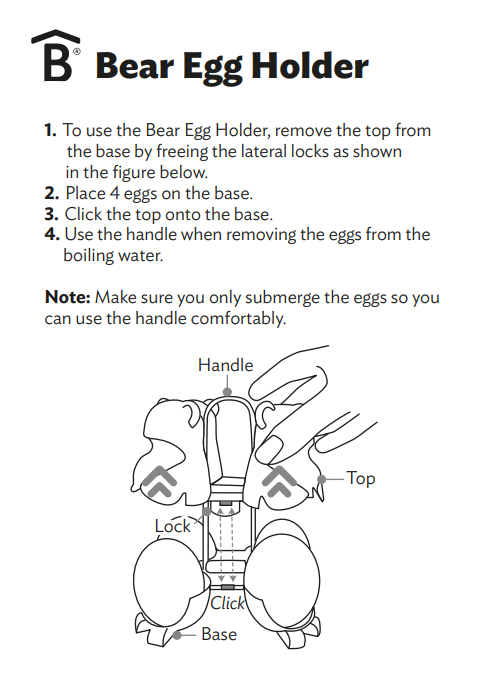 Bear Egg Holder