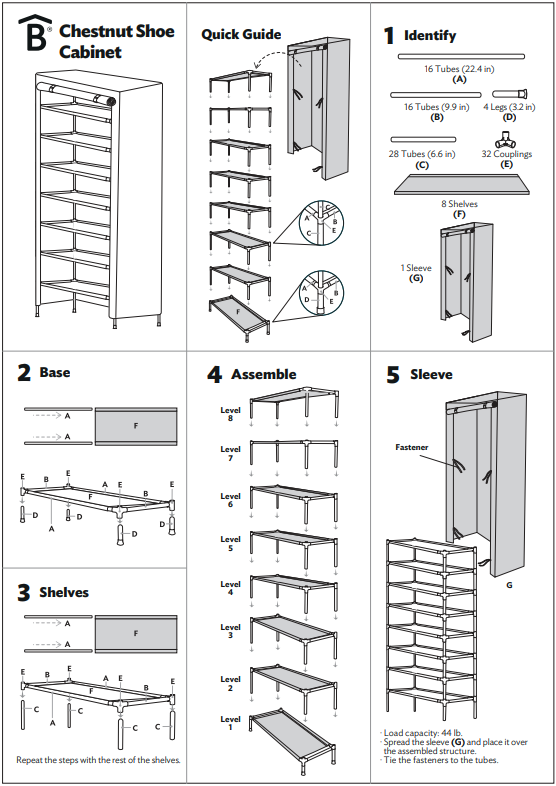 Chestnut Shoe Cabinet