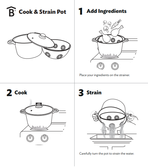 Cook & Strain Pot