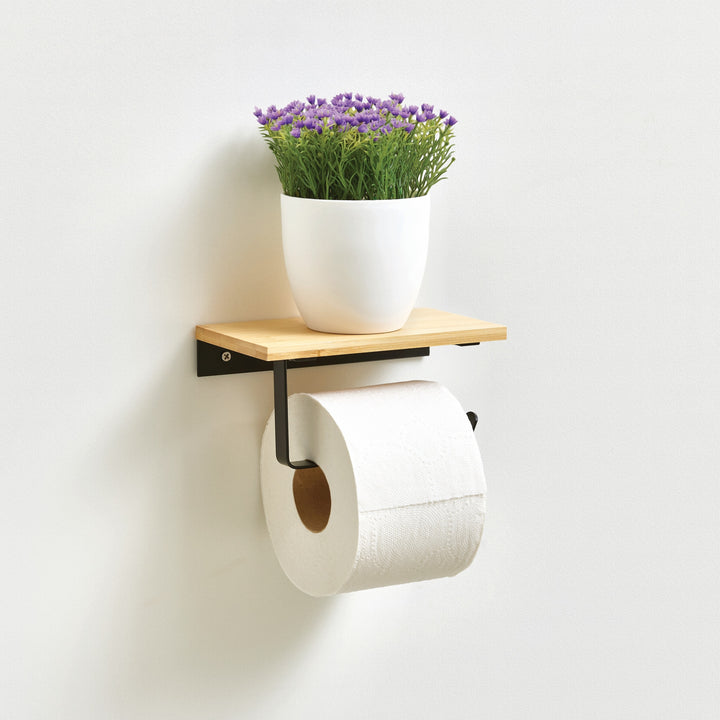 Bamboo Toilet Paper Holder
