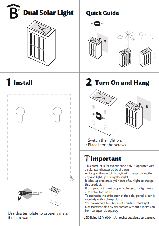 Dual Solar Light