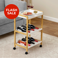 Bamboo Serving Cart