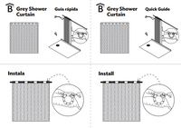 Grey Shower Curtain